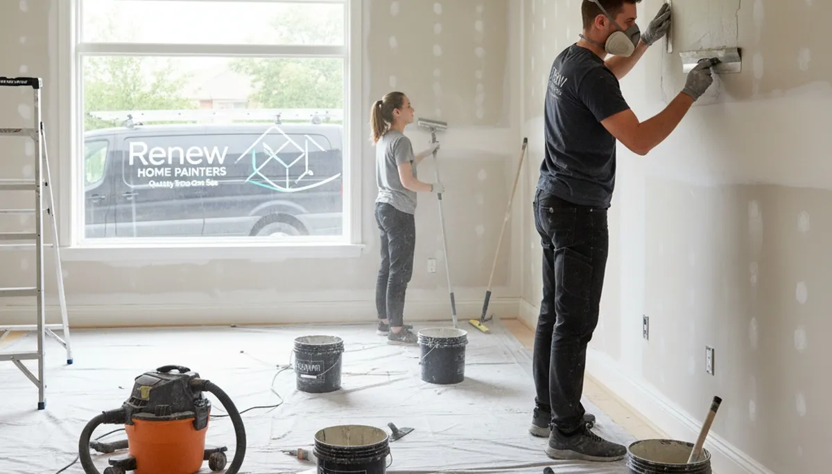 Professional drywall repair and wall restoration by expert painters in Fort Lauderdale, FL