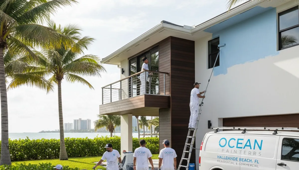 Professional house painters serving Fort Lauderdale, FL for residential interior and exterior painting