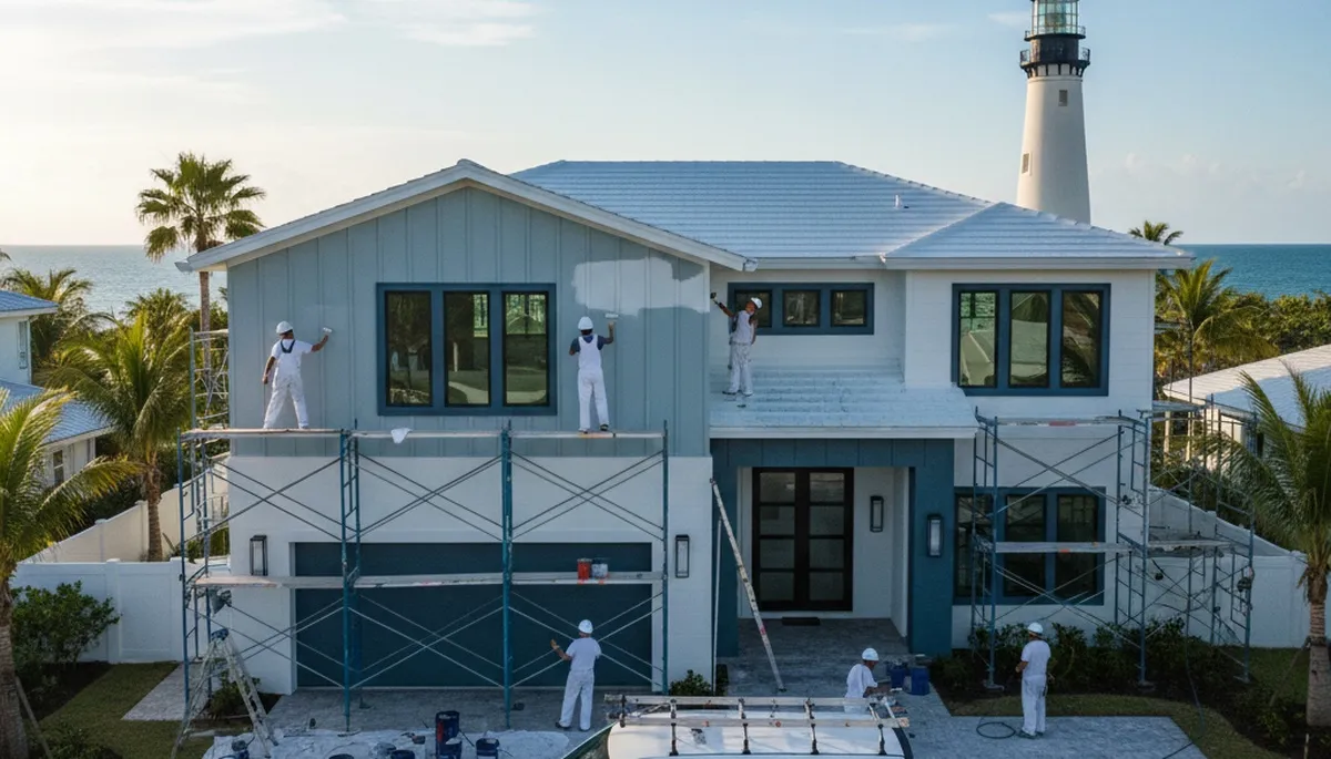 Professional house painters serving Fort Lauderdale, FL for exterior and interior painting services