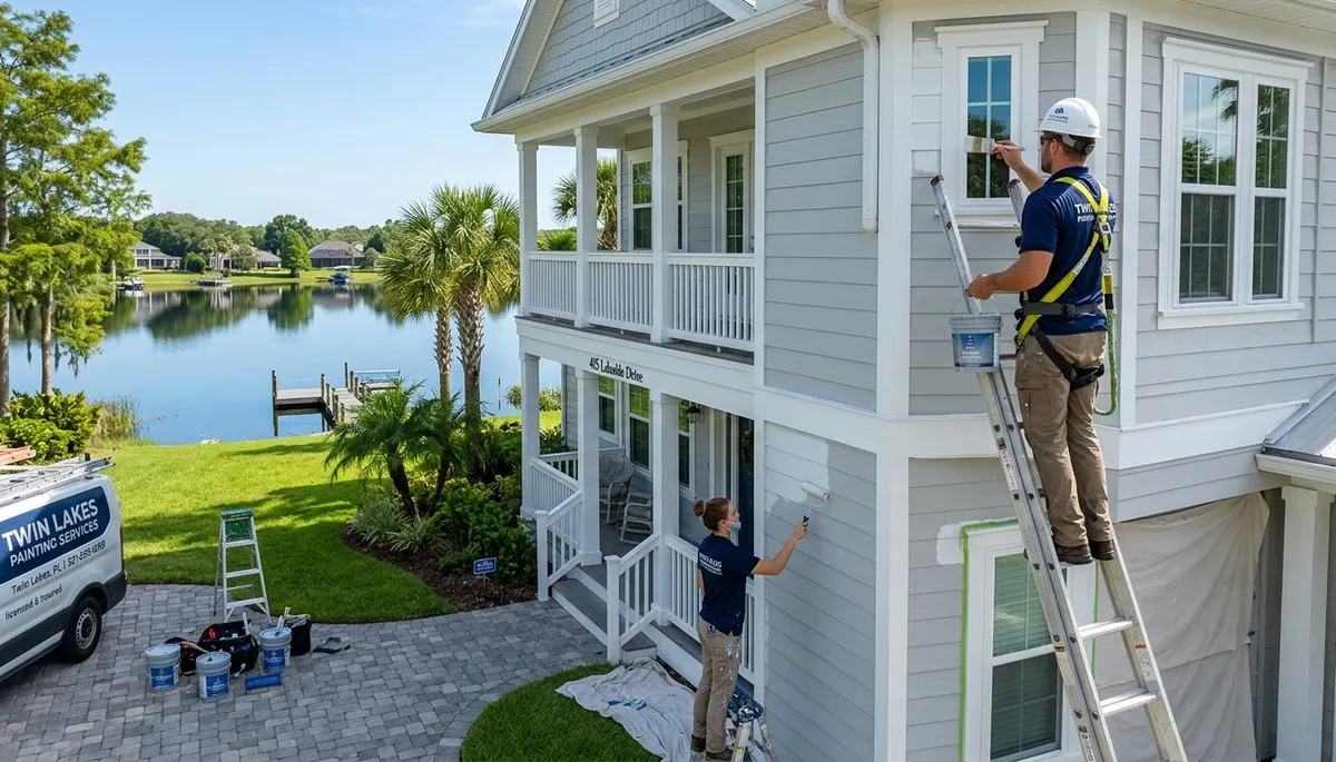 Professional house painters in Fort Lauderdale FL providing expert residential exterior painting services